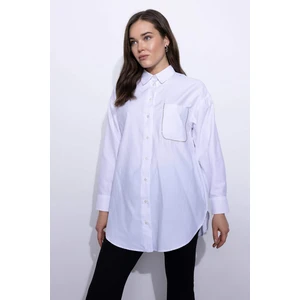 DEFACTO Regular Fit Poplin Long Sleeve Tunic