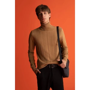 DEFACTO Slim Fit Turtleneck Pullover