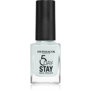 Dermacol 5 Day Stay dlhotrvajúci lak na nechty odtieň 56 Artic White 11 ml