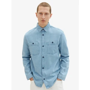 Light blue Mens Denim Outerwear Tom Tailor - Men