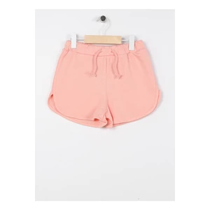 Koton Elastic Waist Normal Pink Girls' Shorts 3skg40058ak