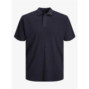 Tmavě modré polo tričko Jack & Jones Connor - Pánské