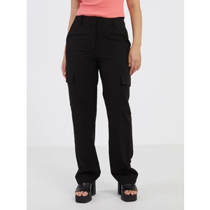 Black women's trousers with pockets VERO MODA Zelda - Women