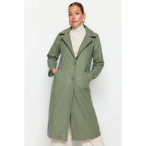 Trendyol Mint Long Cachet Coat