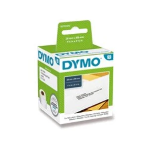 DYMO etikety v roli  99010 S0722370 89 x 28 mm papier  biela 260 ks permanentné adresná nálepky