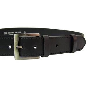 Penny Belts Pánsky kožený opasok 25-1-60 black 90 cm