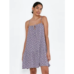 Purple Floral Dress Noisy May Joe - Women