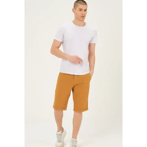 S0001 DEWBERRY XLEON MEN'S SHORTS-CAMEL