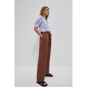 Wide viscose pants