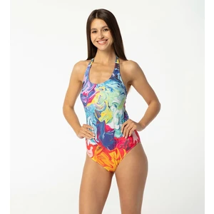 Aloha From Deer Woman's Paintjob Open Back Swimsuit SSOB AFD325