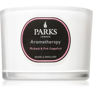 Parks London Aromatherapy Rhubarb & Pink Grapefruit vonná sviečka 80 g