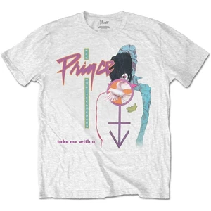 Prince T-Shirt Take Me With U Grafik-Weiß S