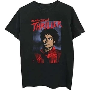 Michael Jackson Koszulka Thriller Pose Czarny-Graficzny 2XL