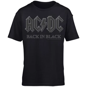 AC/DC Back In Black Negru M Tricou cu temă muzicală