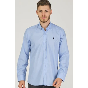 G725 DEWBERRY MEN'S SHIRT-BLUE