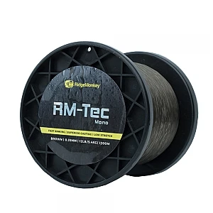 Ridgemonkey vlasec tec mono 1200 m hnědá-průměr 0,42 mm / nosnost 18 lb