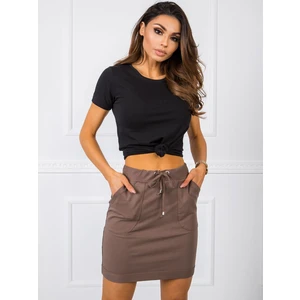 Basic coffee skirt