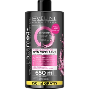 Eveline Cosmetics FaceMed+ čistiaca a odličovacia micelárna voda 650 ml