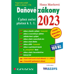 Daňové zákony 2023, Marková Hana