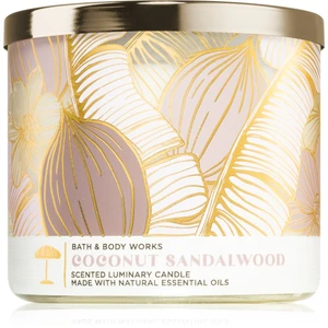 Bath & Body Works Coconut Sandalwood vonná svíčka 411 g