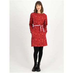 Red Women Patterned Dress Blutsgeschwister Sneakers in the W - Women