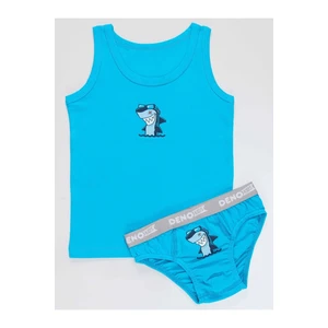 Denokids Underwear Set - Blue - Graphic