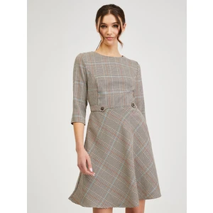 Brown checkered dress ORSAY - Ladies