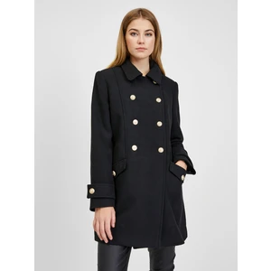 Black women's winter coat with wool ORSAY - Ladies