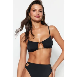 Trendyol Bikini Top - Black - Plain