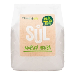 Country Life Soľ morská hrubá 1 kg