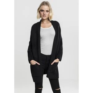 Ladies Oversized Cardigan blk/blk