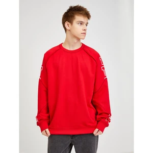 Red Mens Sweatshirt Diesel - Men