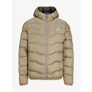 Beige Men's Quilted Winter Jack & Jones Sky Jack - Men