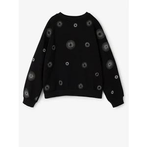 Black Girly Patterned Sweatshirt Desigual Ivy - Girls