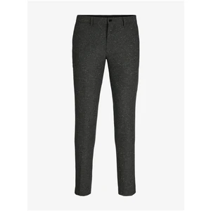 Dark grey men's trousers with wool Jack & Jones Franco - Men