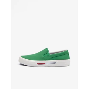 Green Mens Slip on Sneakers Tommy Jeans - Men