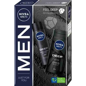 NIVEA MEN Deep darčeková sada (na telo) pre mužov