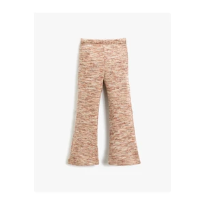 Koton Spanish Leg Knitted Pants Leggings. Soft Textured. Elastic Waist.