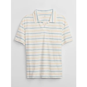 GAP Kids Striped Polo T-shirt - Boys