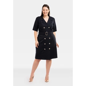 Karko Woman's Dress SC231 Navy Blue