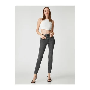 Koton High Waisted Jeans with Skinny Legs, Slim Fit - Carmen Jean