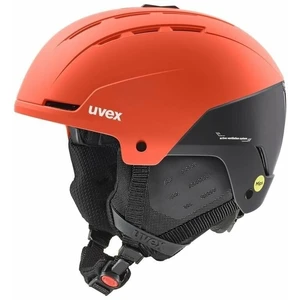 UVEX Stance Mips Fierce Red/Black Mat 54-58 cm Casco da sci