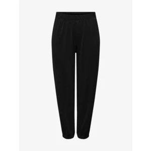 Women's black velvet sweatpants ONLY Rebel - Women