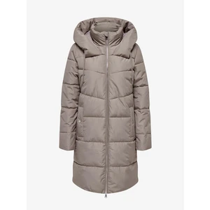 Beige women's quilted coat JDY Turbo - Women