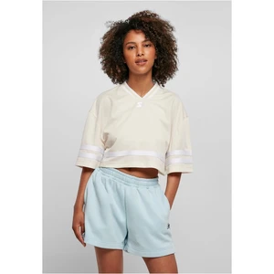 Women's Cropped Mesh Jersey Jump Starter Pale White/White