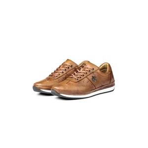 Ducavelli Ostrich 2 Genuine Leather Men's Casual Shoes, Casual Shoes, 100% Leather Shoes.