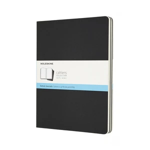 MOLESKINE Zošity 3 ks: bodkované čierne – XL