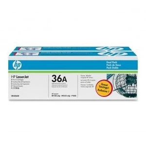 HP 36A CB436AD dvojbalení černý originální toner