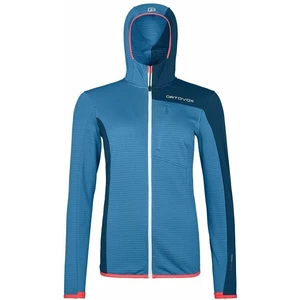 Ortovox Veste outdoor Fleece Light Grid Hooded Jacket W Heritage Blue L