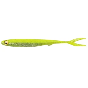 Fox rage gumová nástraha slick finesse super soft uv chartreuse ayu - 13 cm